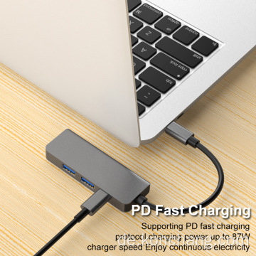 4 In 1 USB C HUB zu HDMI